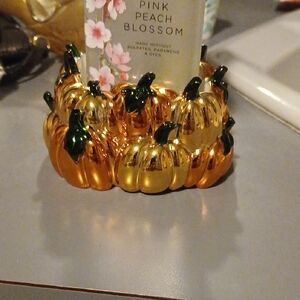 Bath & Body WorksGold Pumpkin SOAP Holder NWT